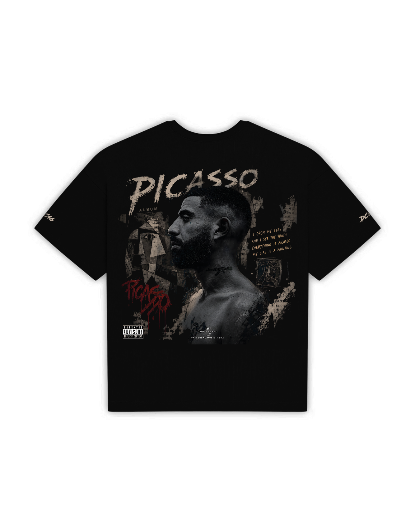 Picasso Tee [BLACK] - DC16 X WYN